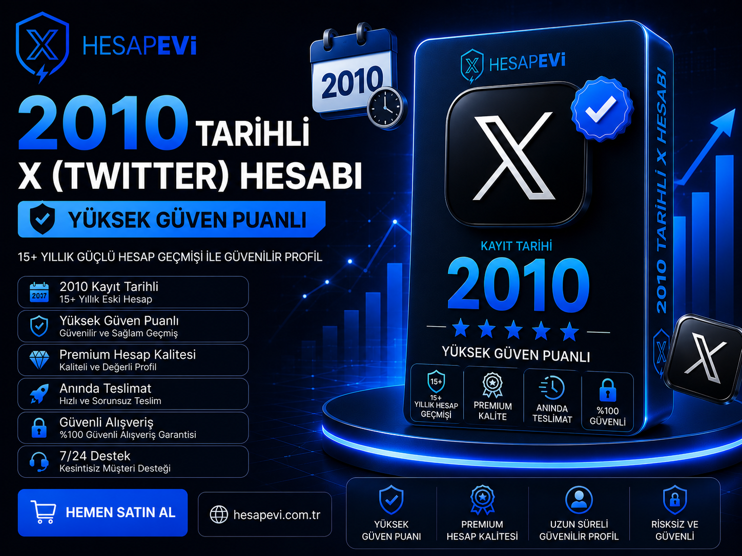 2010 Kurulumlu Twitter (X) Hesabı