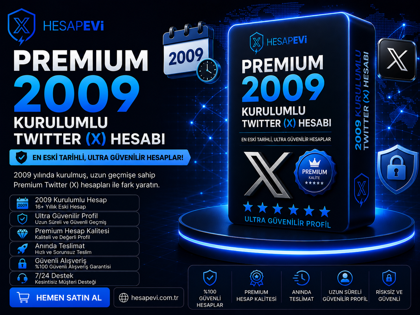 2009 Kurulumlu Twitter (X) Hesabı